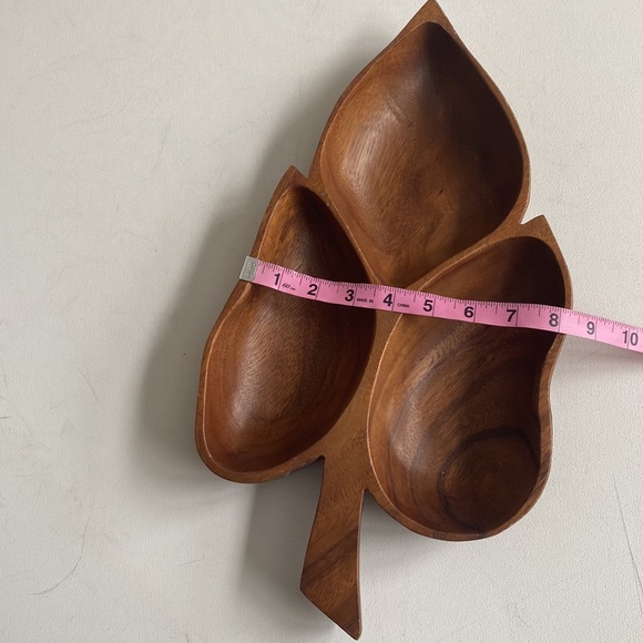 Wooden leaf accent - Picture 7 of 8